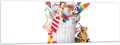 Produktbild von Bilder auf glas - Spielzeug Kinder Spaß Freunde - 160x50cm - Glasbilder - Wandbilder - Kunstdruck - zum Aufhängen bereit - Wanddekoration aus Glas - Glas Bilder - Wandbild auf Glas - GAB160x50-3197