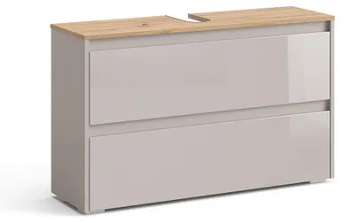 Imagen del producto de Mueble bajo lavabo Vicco Majest Cachemira/Roble artesanal 100.1 x 62 cm con 2 cajones, Model 68307