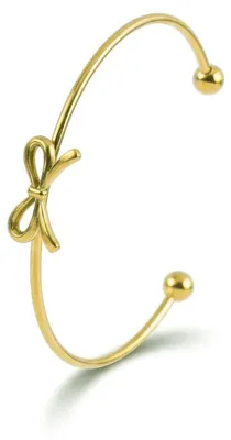 Produktbild von Vergoldetes massives Armband Bow EWB260610G