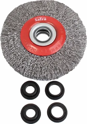 Obrázok produktu pre Drôtená kefa - kotúč, oceľová, 125mm