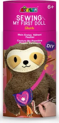 Produktbild von Kreativpaket Meine erste Nähpuppe - Faultier