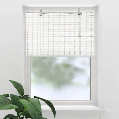 Obrázek produktu pro Bambusová roleta SOLUNA bílá 60x160 cm