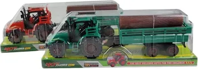 Obrázek produktu pro Traktor s přívěsem a dřevem - (K72135)