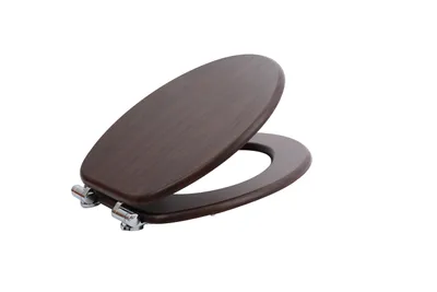 Produktbild von sanicomfort WC Sitz Wood dark, MDF 4 seitig foliert, mit Absenkautomatik