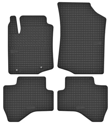 Produktbild von Gummimatten Fußmatten Schwarz für Peugeot 108 2014-2022 Set 4-tlg