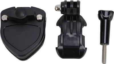 Imagen del producto de Soporte para parabrisas de motocicleta, compatible con cámaras DJI Action 5 Pro de aleación de aluminio, sistema de montaje