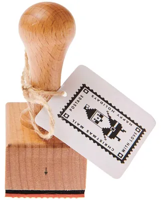 Produktbild von Stempel Weihnachtspost Santa100% 32 x 45 x 70 mm