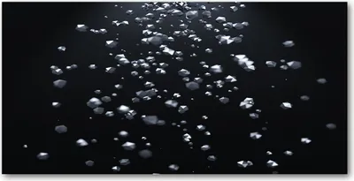 Produktbild von Tulup Glas-Bild -140x70- Wandkunst Dekorative Wand für Küche & Wohnzimmer - Kunst: modern & klassisch - 3D-Abstraktion - Schwarz