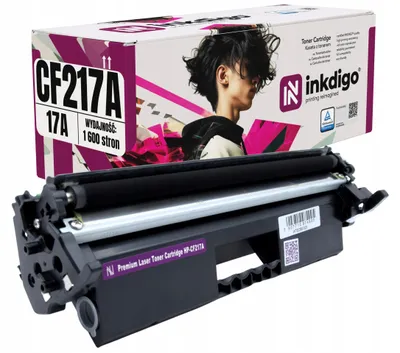 Produktbild von Inkdigo Toner CF217A für HP LaserJet Pro M102a, M102w, M130a, M130fn – Schwarz, 1600 Seiten,