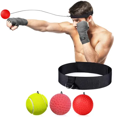 Immagine prodotto di INF Fascia e 3 palle da boxe per fascia boxe