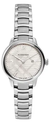Immagine prodotto di Orologio da polso da donna Burberry, modello The Classic BU10108, acciaio inossidabile, argento