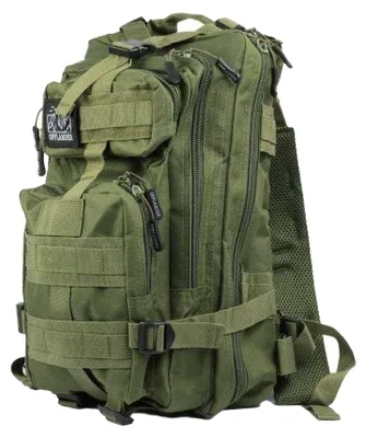 Produktbild von Offlander - "Survival" Wanderrucksack, Logo, 25L PP12345 (Einheitsgröße) (Khakigrün)