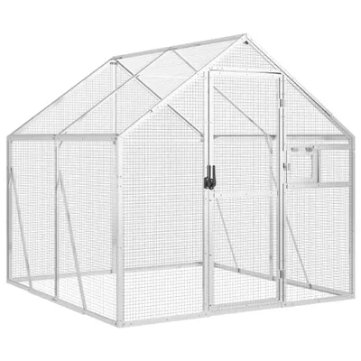 Zdjęcie produktu dla Woliera, srebrna, 1,79x2x1,85 m, aluminium