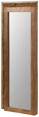 Immagine prodotto di MASSIVMOEBEL24 | Specchio da parete in legno di Acacia 56x8x150 Laccato naturale BARK #122