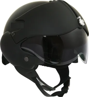 Produktbild von Osbe Tornado Motorradhelm, Pilotenhelm, Cruiser-Helm – Mattschwarze jethelm L