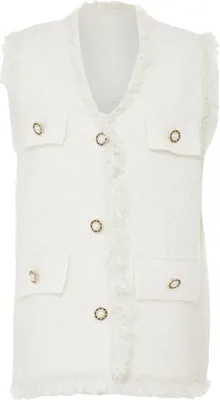 Produktbild von ZITHA damen elegante weste - wollweiss, M
