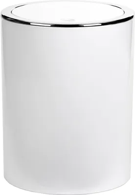 Produktbild von Sepio Abfalleimer Nico 5 L mit Druckdeckel, Weiß