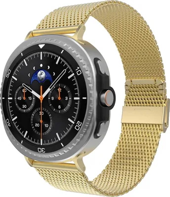 Image de Bracelet SilkSteel Samsung Galaxy Watch8 / Watch8 Classic, Or