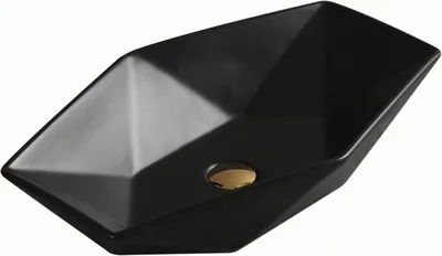Produktbild von Mexen Elena Aufsatzwaschbecken 63 x 41 cm, Schwarz matt - 21476385