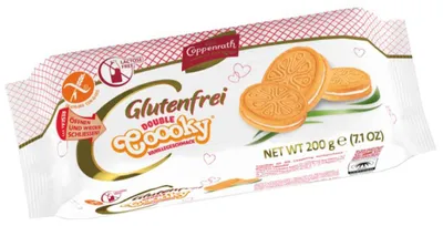 Produktbild von Coppenrath Glutenfrei Double Coooky Vanille 200g