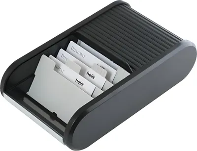 Obrázek produktu pro Helit Visitenkartenbox H62180.95 schwarz