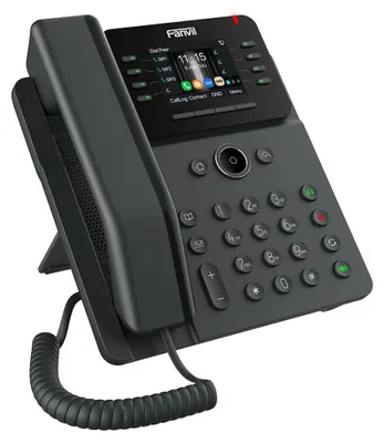 Zdjęcie produktu dla Fanvil V62W, IP Phone, Czarny, Zestaw słuchawkowy przewodowy, SIP info, 12 linii, 1000 wejścia