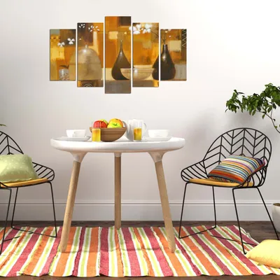 Produktbild von Wallity, 5PMX- CHR2926, Bunt, Leinwandbilder, 110 x 60 cm, 100% MDF (Dicke: 3 mm)