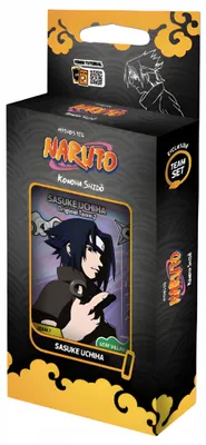 Produktbild von NARUTO MYTHOS TCG: KONOHA SHIDO 2nd Edition Team Deck – Sasuke Uchiha
