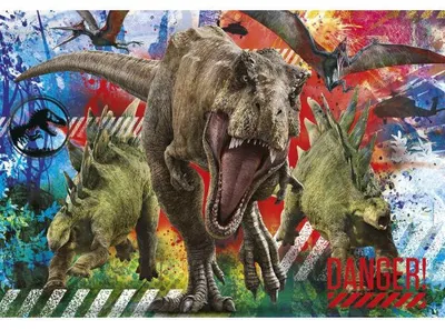 Image de Puzzle jurassic world : le monde des dinosaures - 180 pieces - collection dino - clementoni - 29106