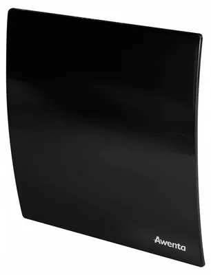 Obrázek produktu pro Awenta Escudo PECB100P, kryt ventilátoru, černá barva, lesklý povrch, systém +