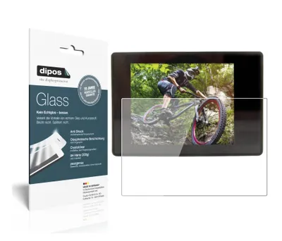Produktbild von 1x Schutzfolie für Easypix GoXtreme Black Hawk Plus 4K - Anti-Shock 9H Folie dipos Glass Kunststoffglas