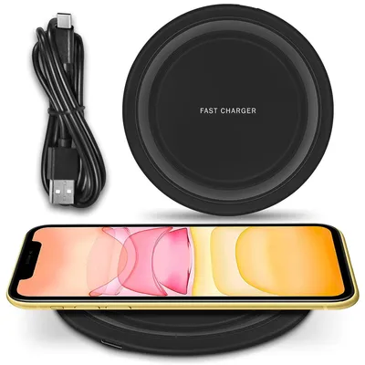 Produktbild von QI Wireless Ladestation für Apple iPhone 17 16 Kabellos Induktive Ladegerät 15W