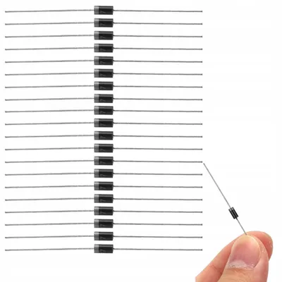 Immagine prodotto di Rosfix 1N4007 – Diodo Raddrizzatore | 1000 V, 1 a, DO41 | Raddrizzamento della Tensione, Protezione Elettronica | 20 Diodi