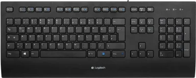 Produktbild von Logitech K280e - Tastatur - USB - Deutsch - Schwarz