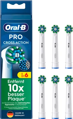 Produktbild von Oral-B CrossAction , 6 Stück(e), Weiß, 3 Monat( e), Oral-B, Box