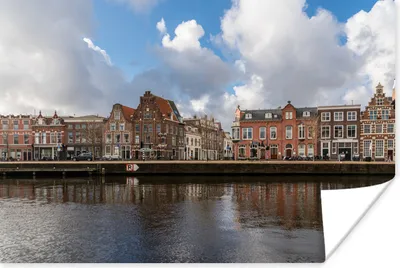 Produktbild von MuchoWow® Poster Alt - Architektur - Haarlem 180x120 cm - Fotoplakat