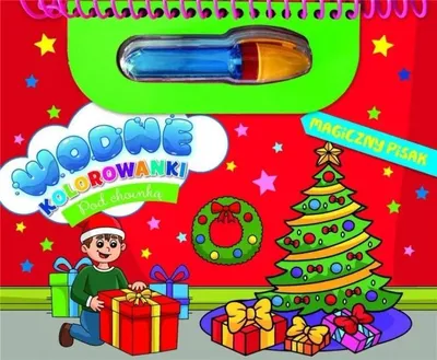 Immagine prodotto di Libro da colorare ad acqua Sotto l'albero di Natale
