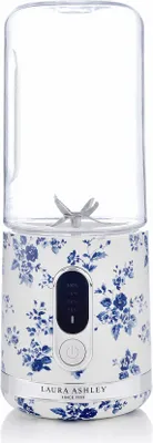Produktbild von Laura Ashley Stabmixer – Wiederaufladbarer Smoothie Maker mit 450 ml tragbare Flasche, BPA FREI - China Rose Muster von VQ