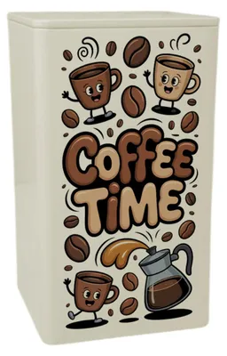 Produktbild von Coffee Time Cartoon KaffeeDose 900ml für Kaffeefans