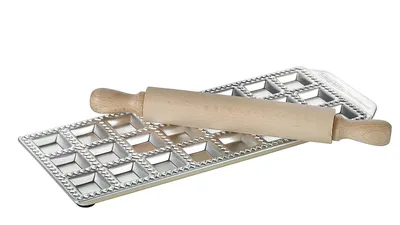 Image de GSD appareil à raviolis Classic avec rouleau à pâte 29x18x3cm