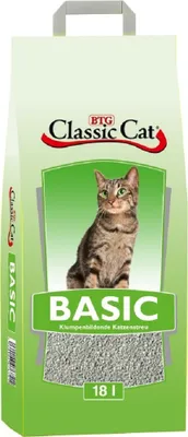 Obrázok produktu pre Classic Cat Katzenstreu Basic Bentonit 18 Liter