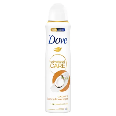 Zdjęcie produktu dla Dove Advanced Care Kokos Jaśmin Antyperspirant Spray 150ml