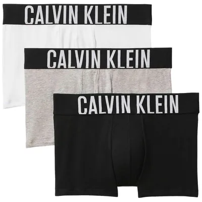Obrázek produktu pro Calvin Klein 000NB3608A-MPI-XS, Boxerky, Boxerky, Dospělý, Muži, Černá, Šedá, Bílá, Jednobarevný