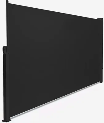 Immagine prodotto di Tenda laterale 140x300cm estensibile frangivento schermo privacy parete divisoria Hyde M - nero