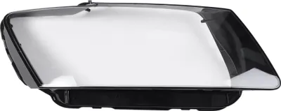 Produktbild von Scheinwerferabdeckung Scheinwerfer Linse Klar Abdeckung für Audi Q5 2009-2012 Schwarz, Klar PC 1 Stück Vorne Rechts Auto