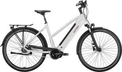 Produktbild von VICTORIA Elektro-Trekkingrad "TRESALO 15" (#1), Trapez, 28", airstream silver...
