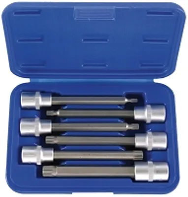 Produktbild von Schraubendreher-Einsätze Steckschlüssel-Satz, Vielzahn, Länge 140 mm, 1/2"
