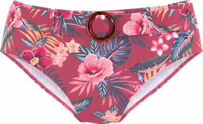 Produktbild von s.Oliver Highwaist-Bikini-Hose Marika rostrot-bedruckt Größe 42