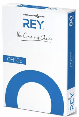 Image de Papier photocopie REY Office, DIN A3, 80 g/m², blanc, blancheur 161 CIE, ®, paquet de 500 feuilles