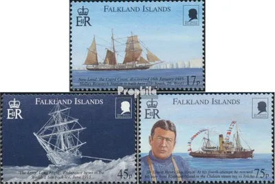 Produktbild von Briefmarken FalklanSteckanschlussln 2000 Mi 776-778 (kompl.Ausg.) postfrisch Antarktisexpedition